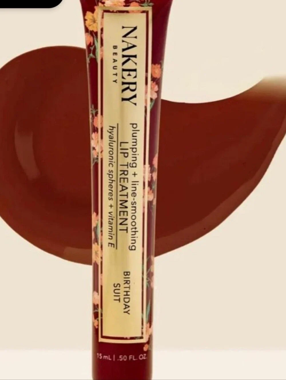 Nakery Beauty Plumping Lip Treatment — Birthday Suit (Peachy Nude)
